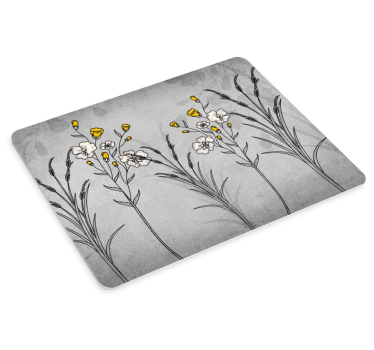 Floral motif accent originalna podloga za miško - TenStickers