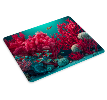 Viva Magenta Reef unikatna miška podloga - TenStickers