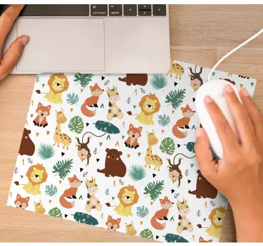 Animal pattern display originalna podloga za miško - TenStickers