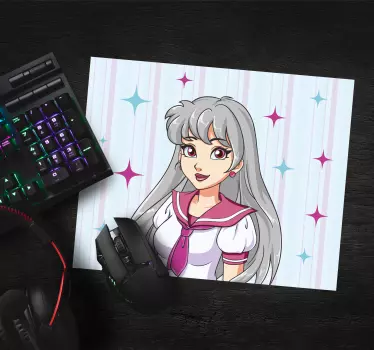 Anime character artwork anime podloga za miško - TenStickers