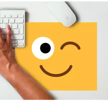 Cheerful yellow expression originalna podloga za miško - TenStickers