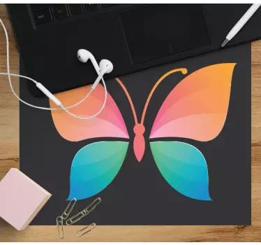Colorful butterfly graphic originalna podloga za miško - TenStickers