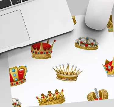 Colorful crown collection originalna podloga za miško - TenStickers