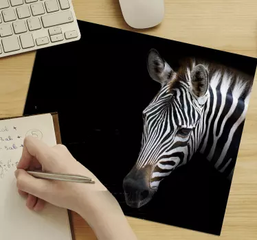 črno-bela podloga za miško zebra - TenStickers