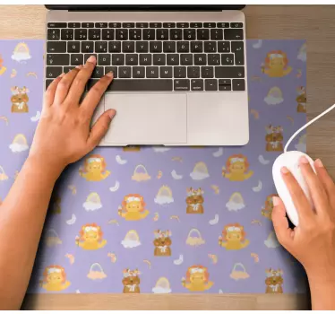 Cute animal characters anime podloga za miško - TenStickers