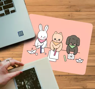 Cute animal friends originalna podloga za miško - TenStickers