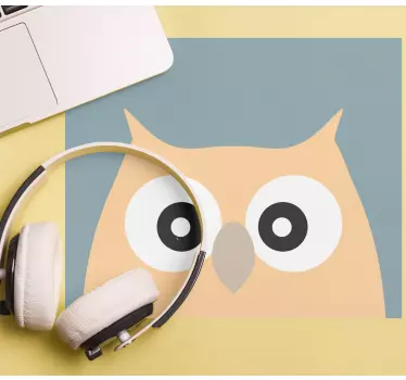 Cute cartoon owl anime podloga za miško - TenStickers