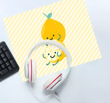 Cute fruity characters originalna podloga za miško - TenStickers