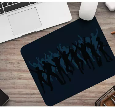 Dance silhouettes collage originalna podloga za miško - TenStickers