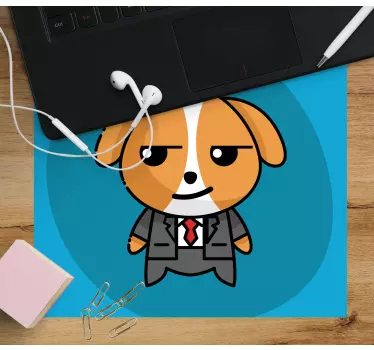 Dapper canine character originalna podloga za miško - TenStickers