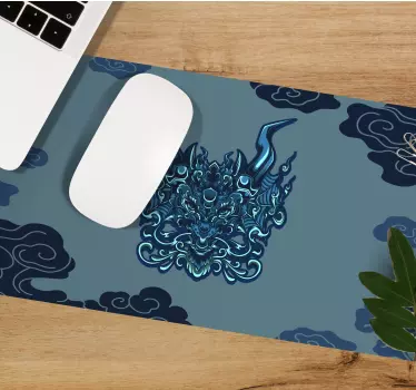 Dragon motif illustration anime podloga za miško - TenStickers