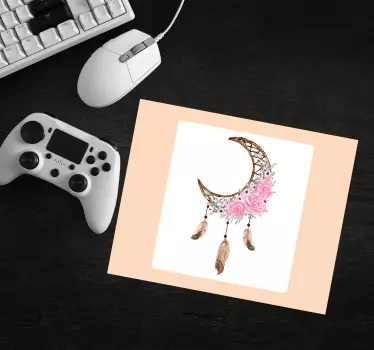 Dreamcatcher floral elements originalna podloga za miško - TenStickers