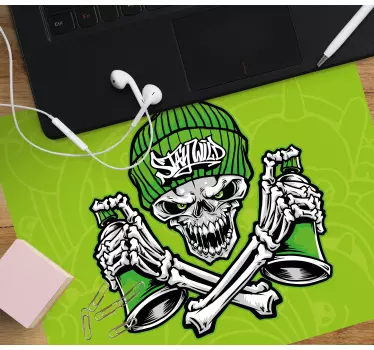 Edgy skull concept originalna podloga za miško - TenStickers