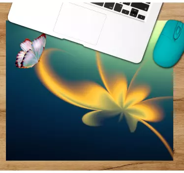 Elegant flower motif originalna podloga za miško - TenStickers