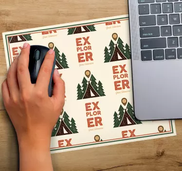 Explorer outdoor theme originalna podloga za miško - TenStickers
