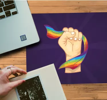 Fist grasping ribbon originalna podloga za miško - TenStickers