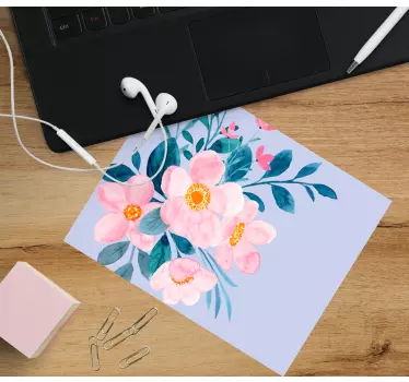 Floral watercolor arrangement originalna podloga za miško - TenStickers