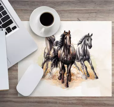 Galopirajo veličastni konji originalna podloga za miško - TenStickers