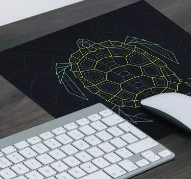 Geometrijski vzorec želve originalna podloga za miško - TenStickers