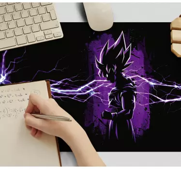 Goku super saiyan anime podloga za miško - TenStickers