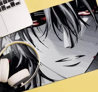 Intense anime character podloga za miško - TenStickers