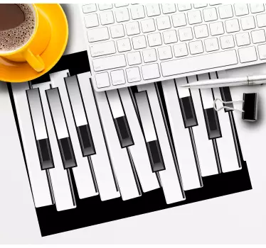 Klavirska tipkovnica originalna podloga za miško - TenStickers