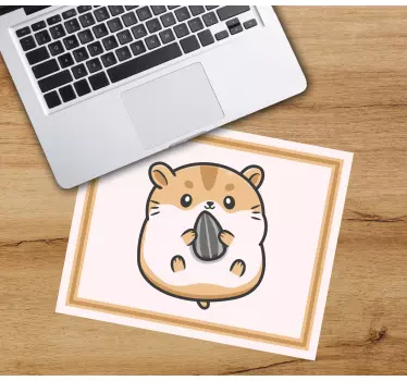 Ljubka hrčkova risanka originalna podloga za miško - TenStickers