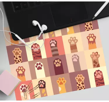 Mačka tace risanka originalna podloga za miško - TenStickers