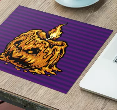 Melting pumpkin candle originalna podloga za miško - TenStickers