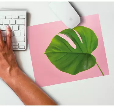 Monstera leaf accent originalna podloga za miško - TenStickers