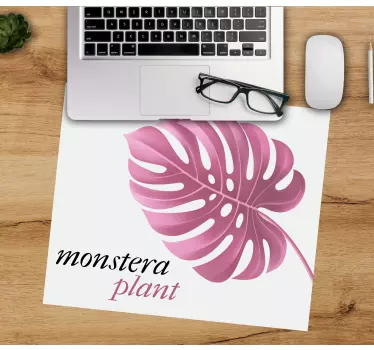 Monstera leaf highlight originalna podloga za miško - TenStickers