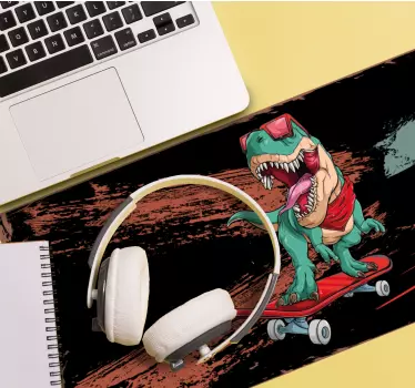 Original drsalna podloga za miško za drsanje zelenega dinozavra - TenStickers