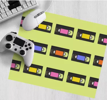 Originalna podloga za miško barvni kasetni ponavljaji - TenStickers
