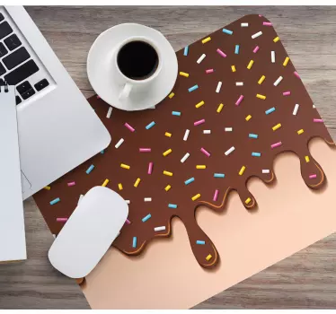 Originalna podloga za miško čokoladni preliv sladkarije - TenStickers