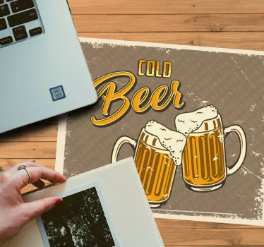 Originalna podloga za miško grafika pivskega vrča - TenStickers