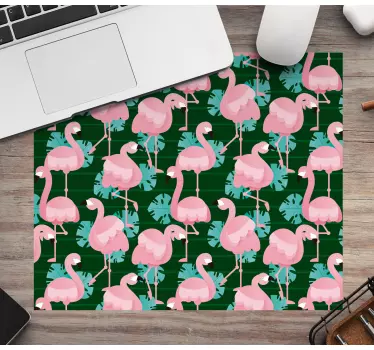 Originalna podloga za miško iz vzorca flamingo - TenStickers