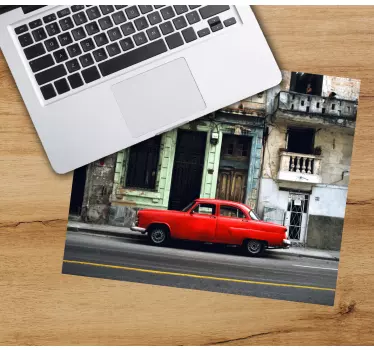 Originalna podloga za miško klasičen rdeč avto - TenStickers
