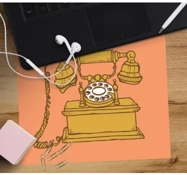 Originalna podloga za miško klasični rotacijski telefon - TenStickers