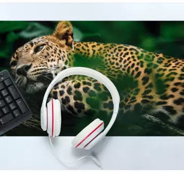 Originalna podloga za miško leopard leži udobno - TenStickers