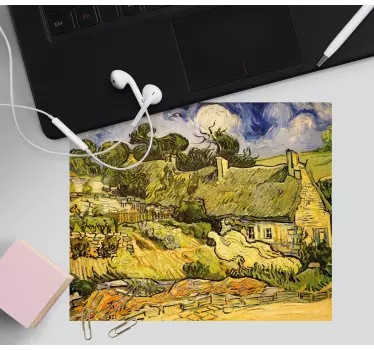 Originalna podloga za miško prizor podeželske hiše - TenStickers