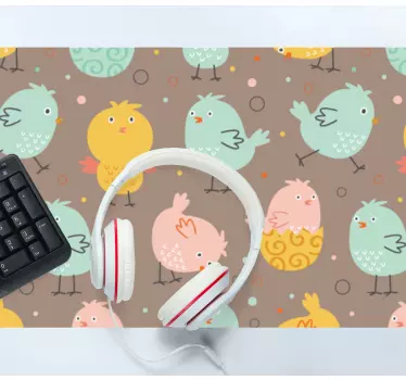 Originalna podloga za miško živahni ptičji motivi - TenStickers