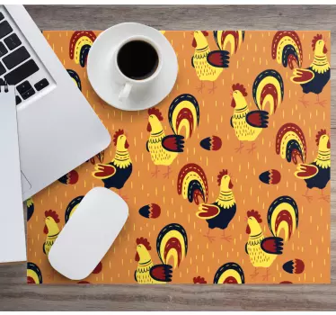 Originalne barve petelin senčila originalna podloga za miško - TenStickers