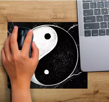 Originalno ravnovesje jin jang originalna podloga za miško - TenStickers