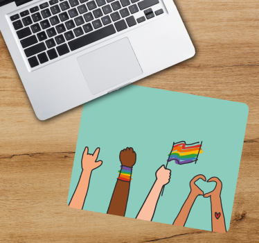 Pisane roke enotnosti originalna podloga za miško - TenStickers