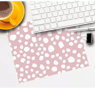 Polka pike na roza ozadju originalna podloga za miško - TenStickers