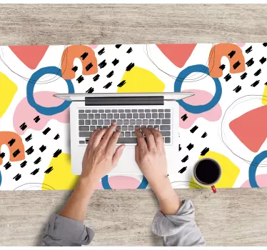 Poslikava umetniški geometrijski vzorec originalna podloga za miš - TenStickers