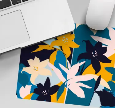 Radiant botanical print originalna podloga za miško - TenStickers