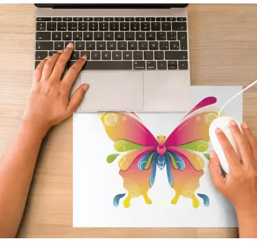 Radiant butterfly symbol originalna podloga za miško - TenStickers
