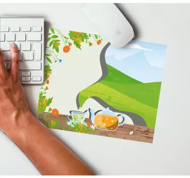 Refreshing herbal tea originalna podloga za miško - TenStickers