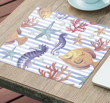 Sea life ploščice sea life podloga za miško - TenStickers